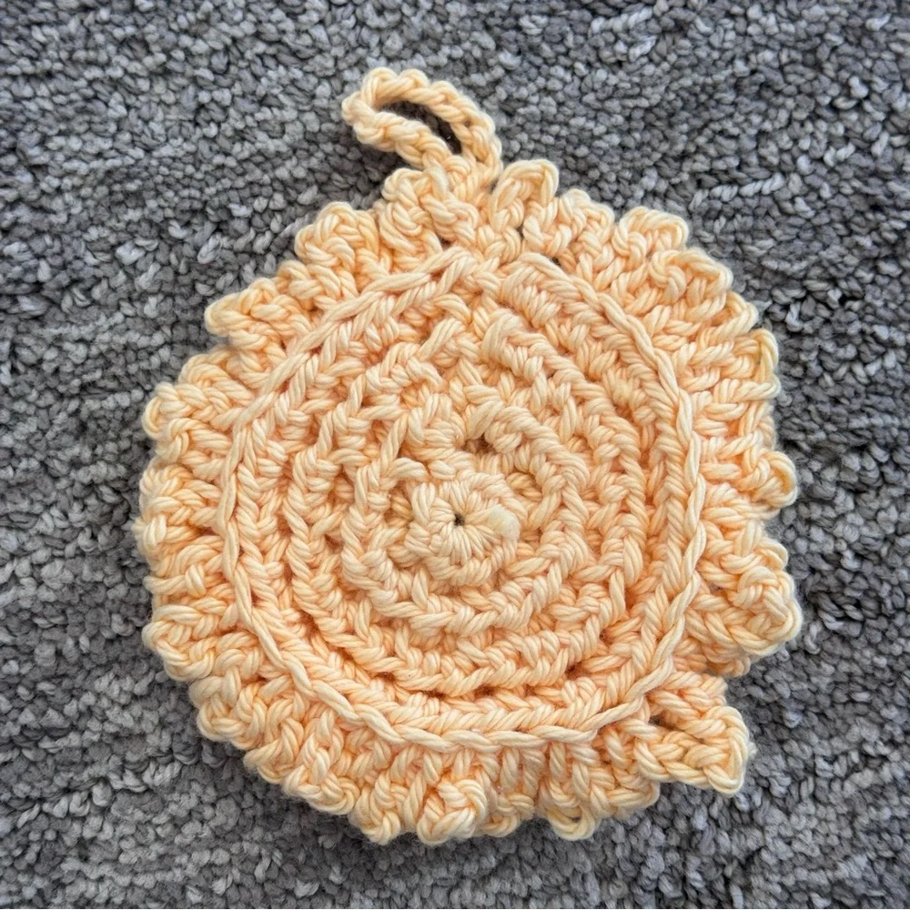 Handmade Face Scrubbie/Baby Bath Pouf/Exfoliating Loofah Set of 3
